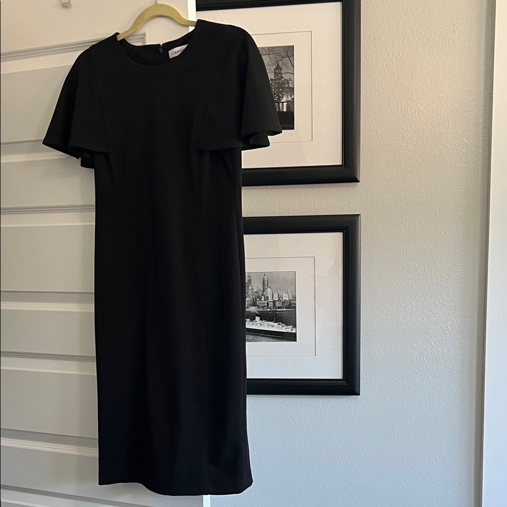 Calvin Klein Classic Black Midi Dress